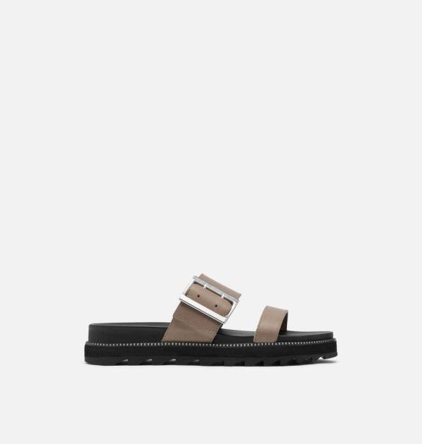 Sorel Shoes Women's Roaming Buckle Slide Sandal-Khaki