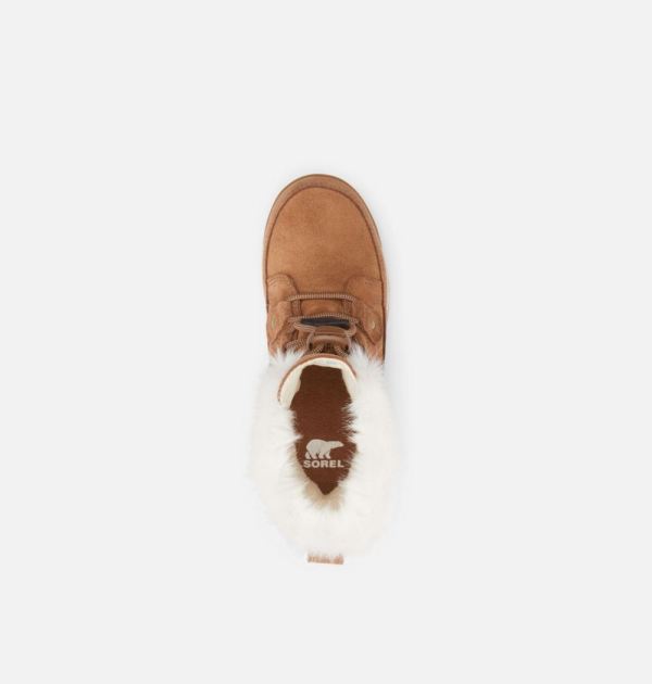 Sorel Shoes Children's Whitney II Joan Lace Boot-Velvet Tan Chalk