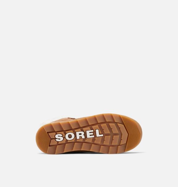 Sorel Shoes Children's Whitney II Joan Lace Boot-Velvet Tan Chalk