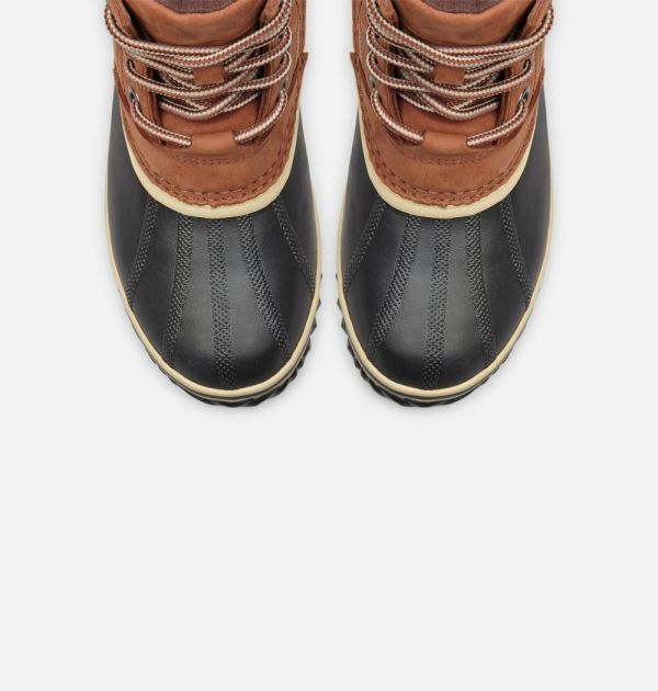 Sorel Shoes Womens Slimpack II Lace Duck Boot-Burro Cattail