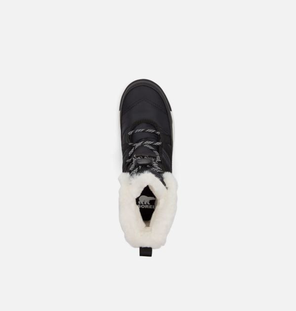 Sorel Shoes Youth Whitney II Short Lace Boot-Black