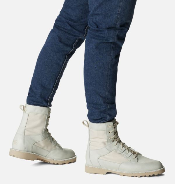 Sorel Shoes Men's Caribou OTM ECO Boot-Natural Sea Salt