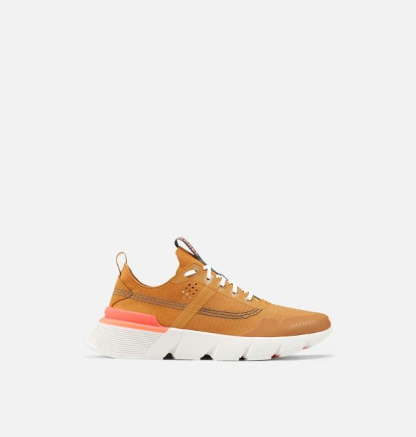 Sorel Shoes Women's Kinetic Rush Ripstop Sneaker-Burnished Amber Coral Glow