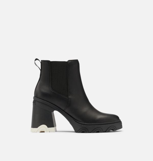 Sorel Shoes Women's Brex Heel Chelsea Bootie-Black Black