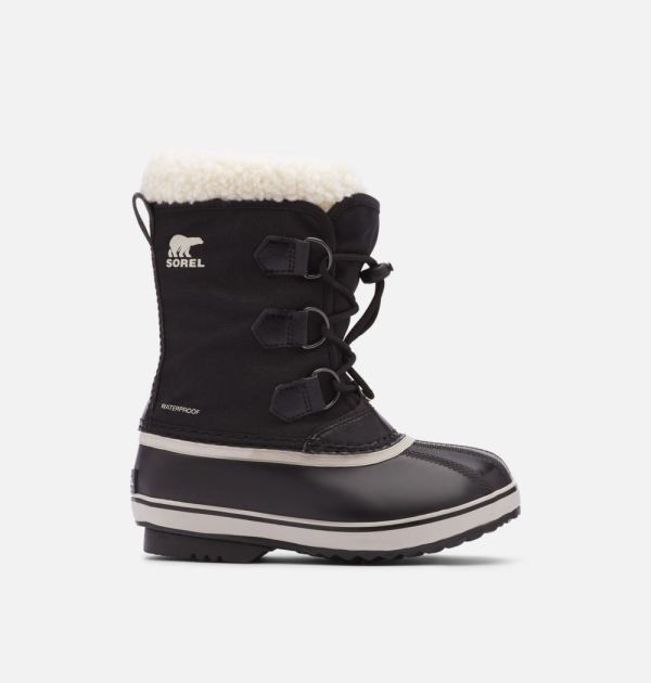 Sorel Shoes Youth Yoot Pac Nylon Boot-Black