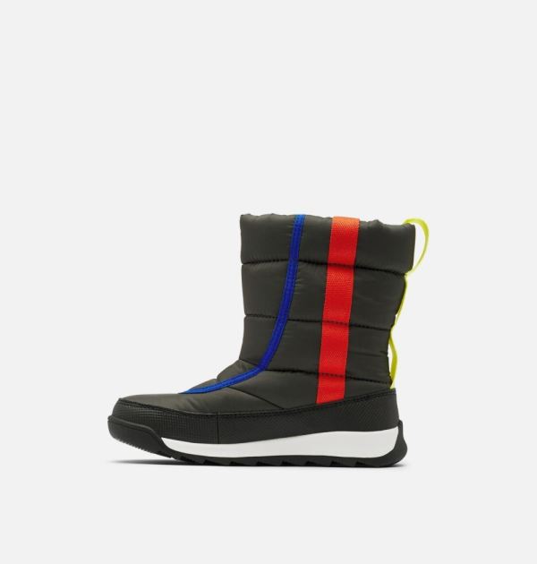 Sorel Shoes Children's Whitney II Puffy Mid Boot-Coal