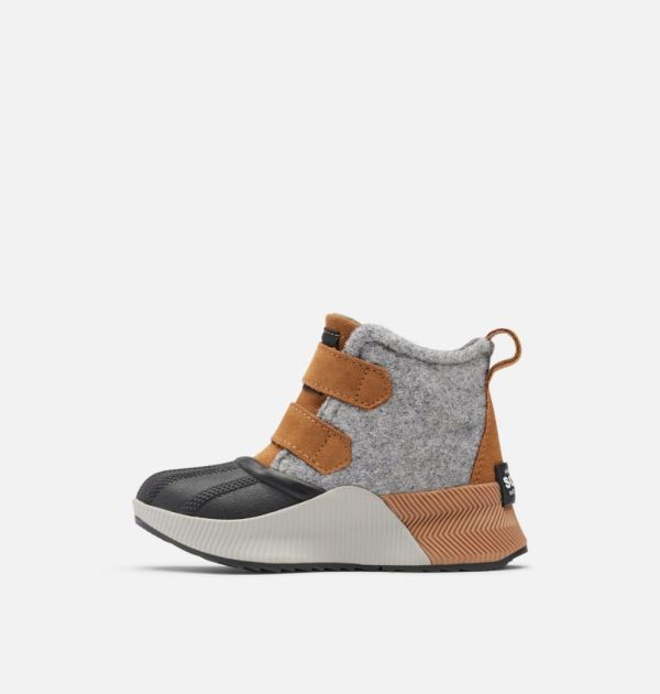 Sorel Shoes Children's Out 'N About Classic Boot-Camel Brown Black