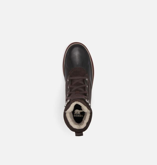 Sorel Shoes Men's Caribou Storm Boot-Blackened Brown