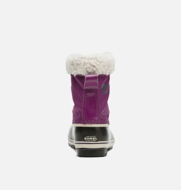 Sorel Shoes Children's Yoot Pac Nylon Boot-Wild Iris Dark Plum