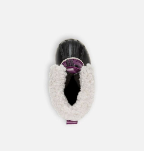 Sorel Shoes Children's Yoot Pac Nylon Boot-Wild Iris Dark Plum