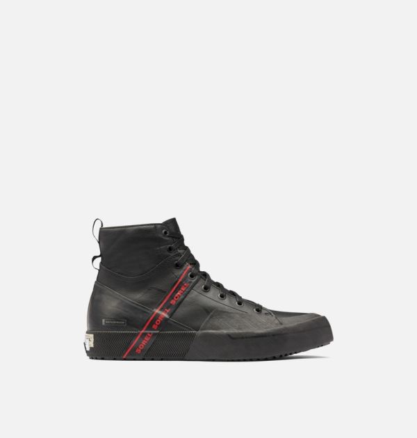 Sorel Shoes Men's Grit Mid Sneaker-Black Jet