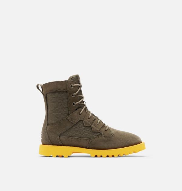 Sorel Shoes Women's Caribou OTM Bootie-Alpine Tundra Cyber Yellow