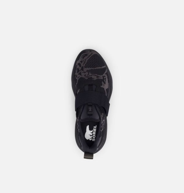 Sorel Shoes Men's Explorer Blitz Stride Strap Sneaker-Black Black