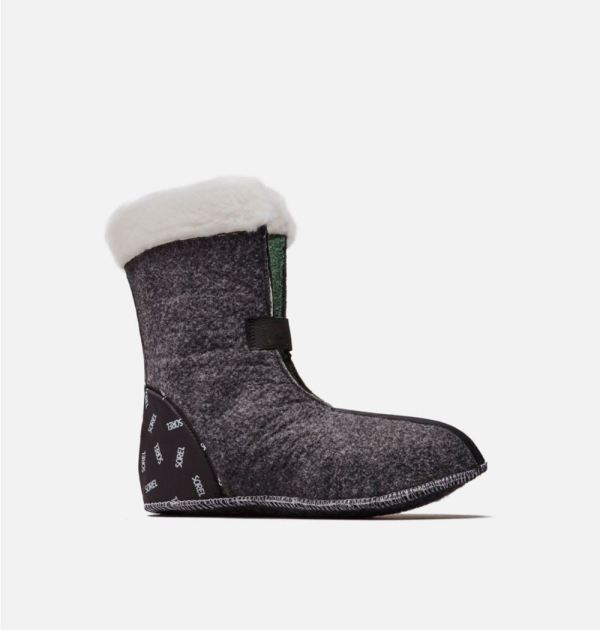 Sorel Shoes Women's Caribou 9 mm Thermoplus Boot Liner With Snow Cuff-Off White