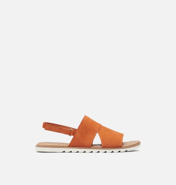 Sorel Shoes Women's Ella II Slingback Sandal-Desert Sun Chalk