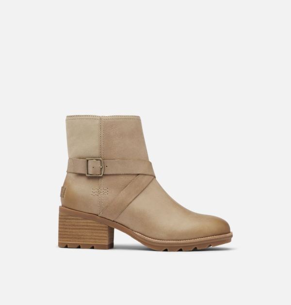 Sorel Shoes Women's Cate Buckle Bootie-Sandy Tan