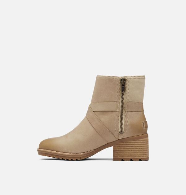 Sorel Shoes Women's Cate Buckle Bootie-Sandy Tan