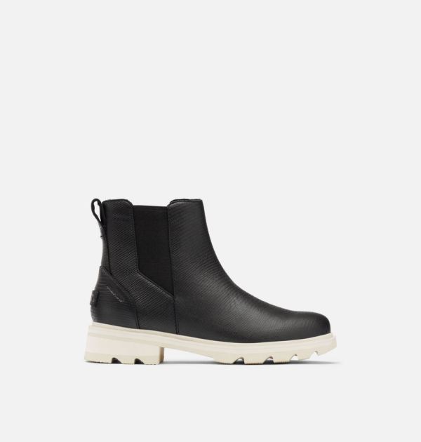 Sorel Shoes Women's Lennox Chelsea Bootie-Black Chalk