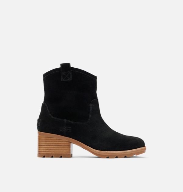 Sorel Shoes Women's Cate Pull On Bootie-Black Gum 10