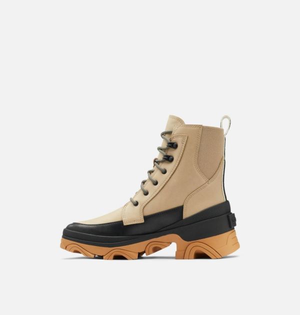 Sorel Shoes Women's Brex Lace Bootie-Sandy Tan Black