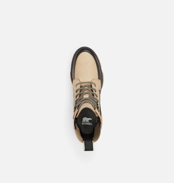 Sorel Shoes Women's Brex Lace Bootie-Sandy Tan Black