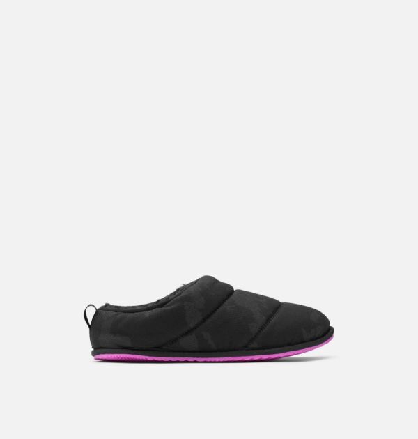 Sorel Shoes Women's Sorel Shoes Go - Bodega Run Slipper-Black Bright Lavender