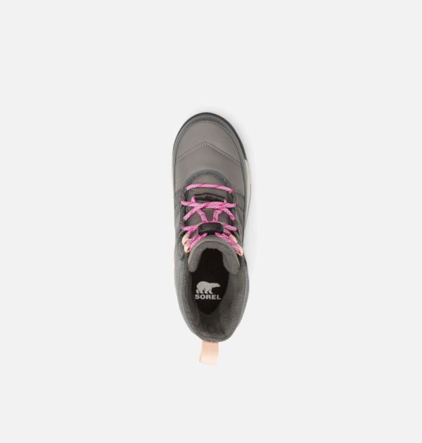 Sorel Shoes Youth Whitney II Short Lace Boot-Quarry Grill