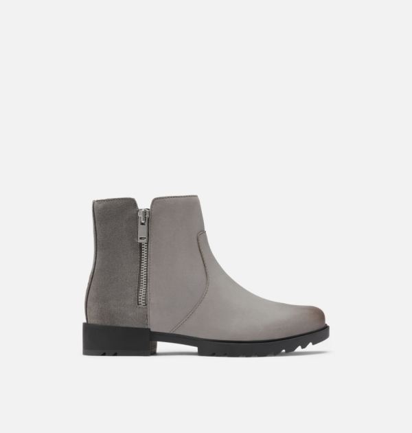 Sorel Shoes Women's Emelie II Zip Bootie-Quarry Black
