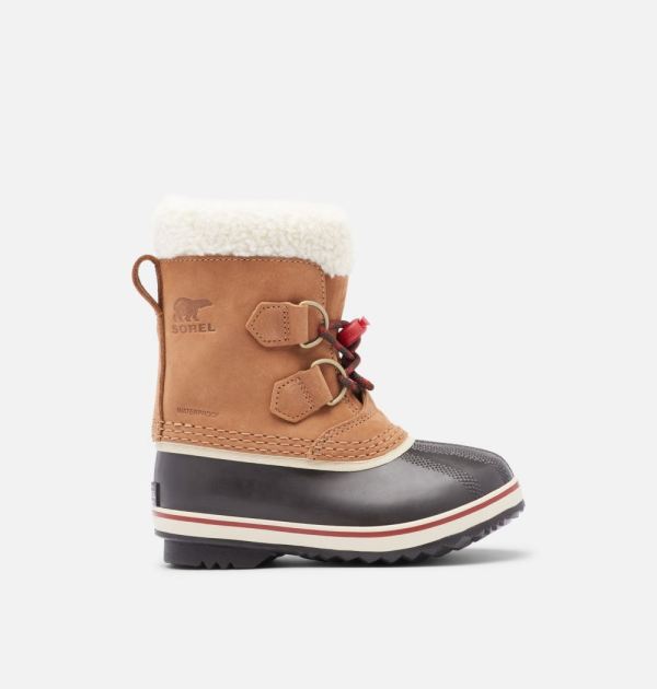 Sorel Shoes Children's Yoot Pac Caribou Boot-Velvet Tan