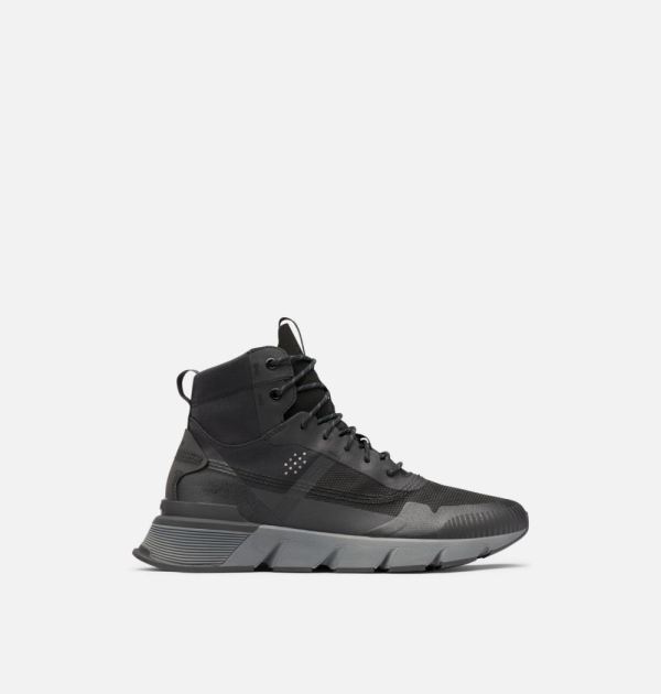 Sorel Shoes Men's Kinetic Rush Mid Sneaker-Black Grill