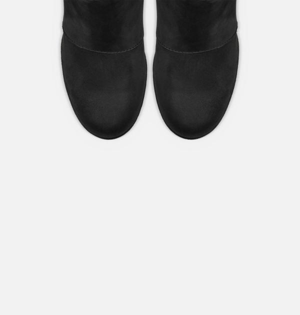 Sorel Shoes Women's Joan Of Arctic Wedge II Chelsea Bootie -Black