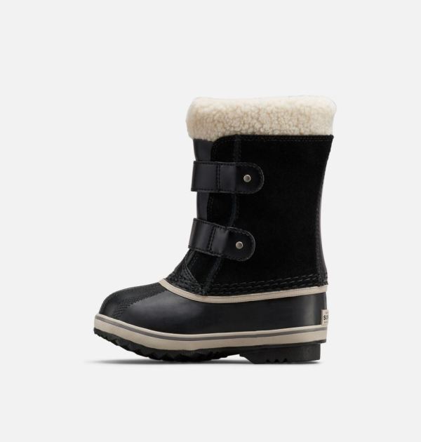 Sorel Shoes Children's 1964 Pac Strap Boot-Black