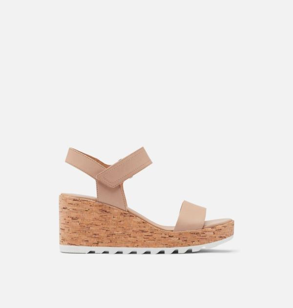 Sorel Shoes Women's Cameron Wedge Sandal-Honest Beige