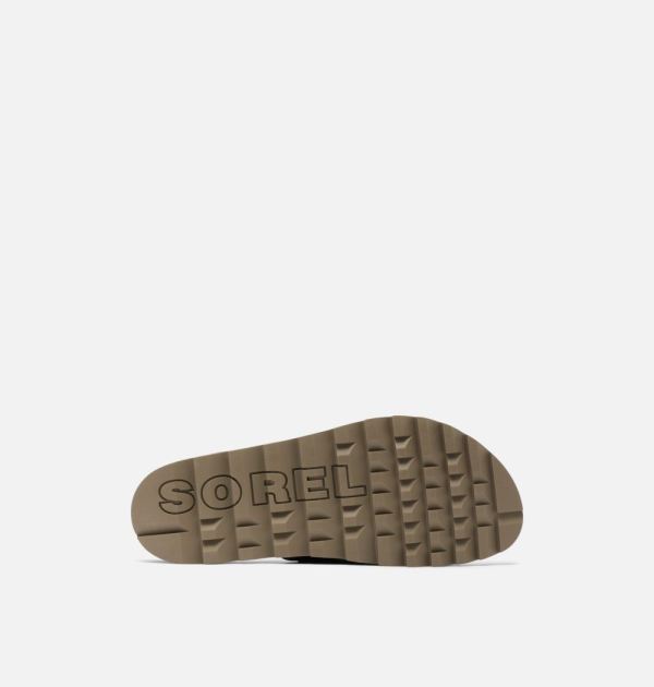 Sorel Shoes Women's Roaming Decon Slide Sandal-Black