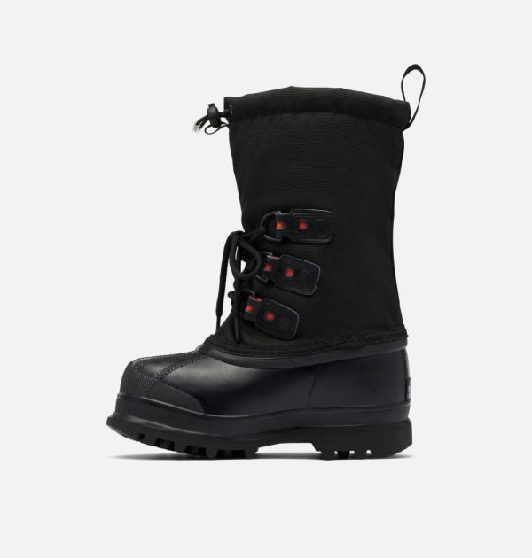 Sorel Shoes Youth Glacier XT Boot-Black Red Quartz