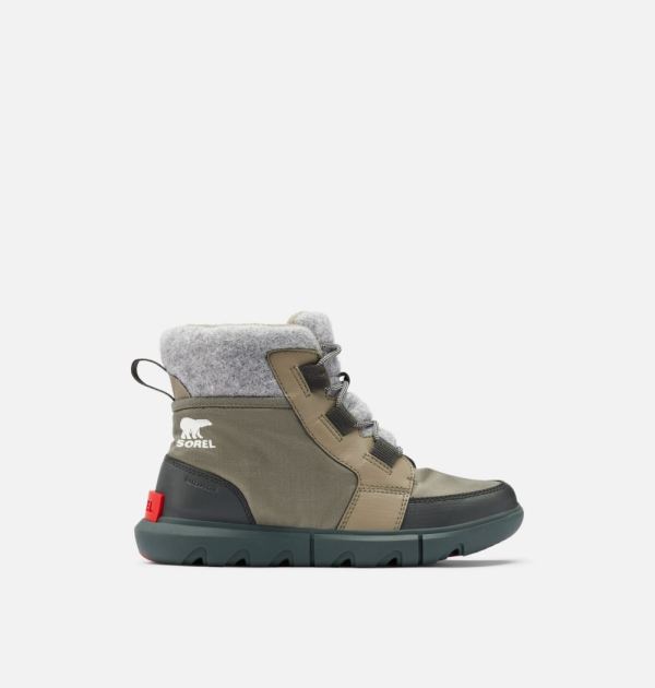Sorel Shoes Women's Sorel Shoes Explorer II Carnival Felt Bootie-Sage Dark Stone
