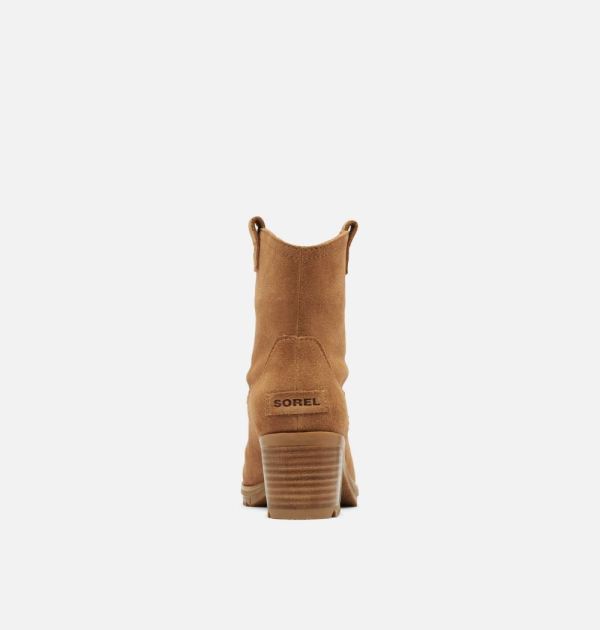Sorel Shoes Women's Cate Pull On Bootie-Velvet Tan Gum 10