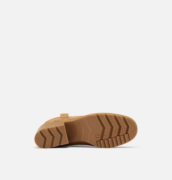 Sorel Shoes Women's Cate Pull On Bootie-Velvet Tan Gum 10