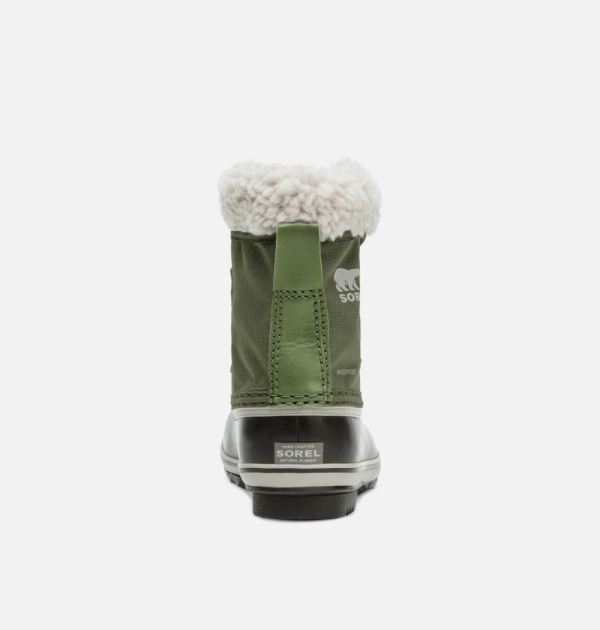 Sorel Shoes Children's Yoot Pac Nylon Boot-Hiker Green