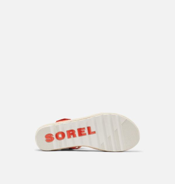 Sorel Shoes Women's Cameron Flatform Wedge Sandal-Signal Red