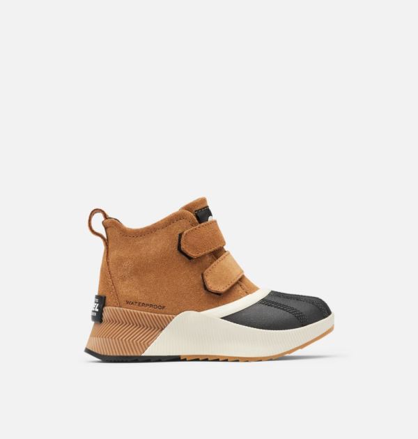 Sorel Shoes Children's Out 'N About Classic Boot-Camel Brown Sea Salt