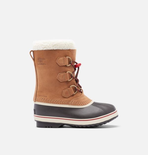 Sorel Shoes Youth Yoot Pac Caribou Boot-Velvet Tan