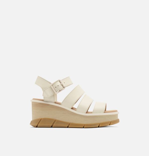 Sorel Shoes Women's Joanie III Ankle Strap Wedge Sandal-Chalk Gum 17