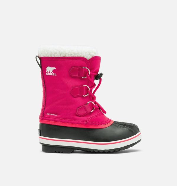 Sorel Shoes Children's Yoot Pac Nylon Boot-Bright Rose