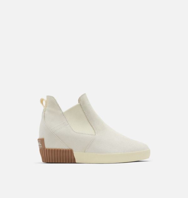 Sorel Shoes Women's Out 'N About Slip-On Wedge-Chalk White