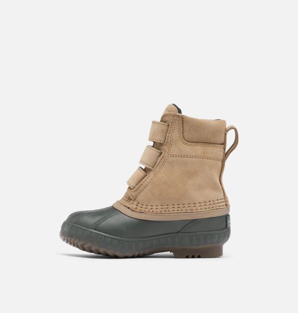 Sorel Shoes Children's Cheyanne II Strap Duck Boot  -Khaki II