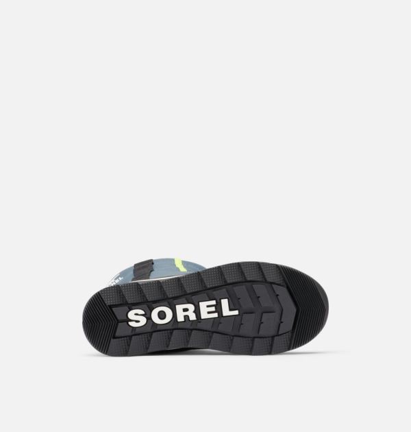 Sorel Shoes Youth Whitney II Puffy Mid Boot-Uniform Blue Cherrybomb