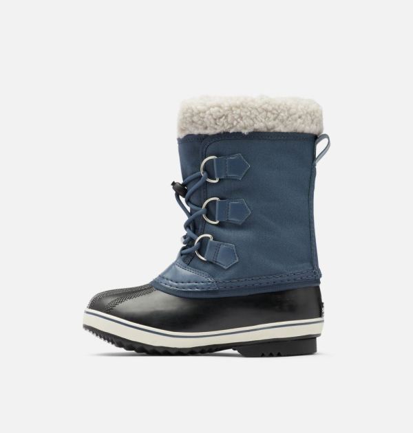 Sorel Shoes Children's Yoot Pac Nylon Boot-Uniform Blue Black
