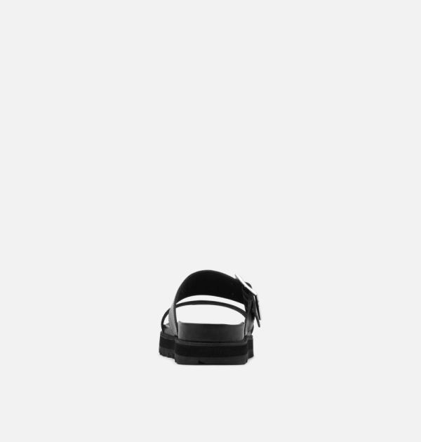 Sorel Shoes Women's Roaming Buckle Slide Sandal-Black