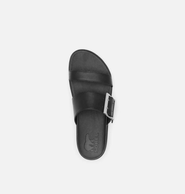 Sorel Shoes Women's Roaming Buckle Slide Sandal-Black